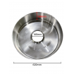 Stainless Floss Bowl 620mm wide for JJAYS and ONLI Brands