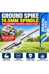 14.5mm Ground Spike for Teardrop & Feather Flags