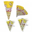 Popcorn Cones 1000 PACK Fetes Events Cinema Suit all popcorn machines bag 