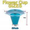 Sno Cone or Shave Ice Flower cups 1000x450mls